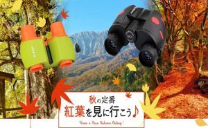 秋の行楽用な双眼鏡をオススメ