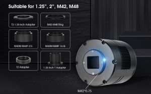 望遠鏡とカメラの接続方法