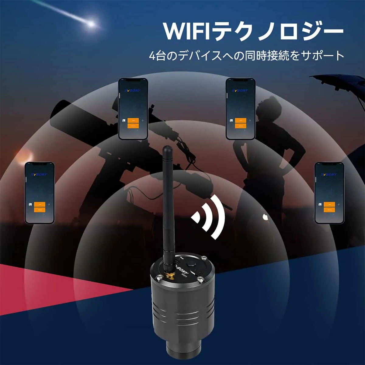 天体観測にオススメ天体撮影用CMOSカメラ 手軽に本格的な天体観測