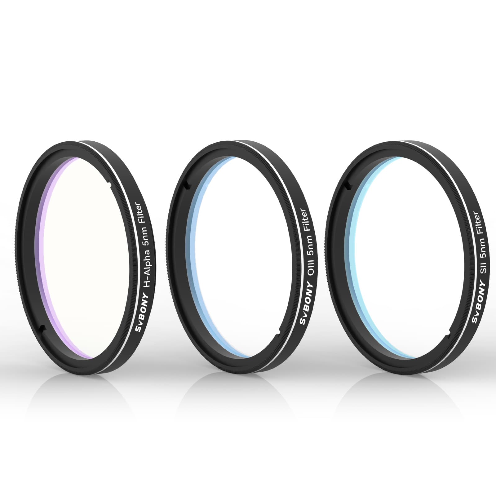 SV227 ナローバンドフィルター 2インチ SHOフィルター OIIIフィルター  Hαフィルター  SIIフィルター モノクロCMOS 天体写真撮影 星雲星団