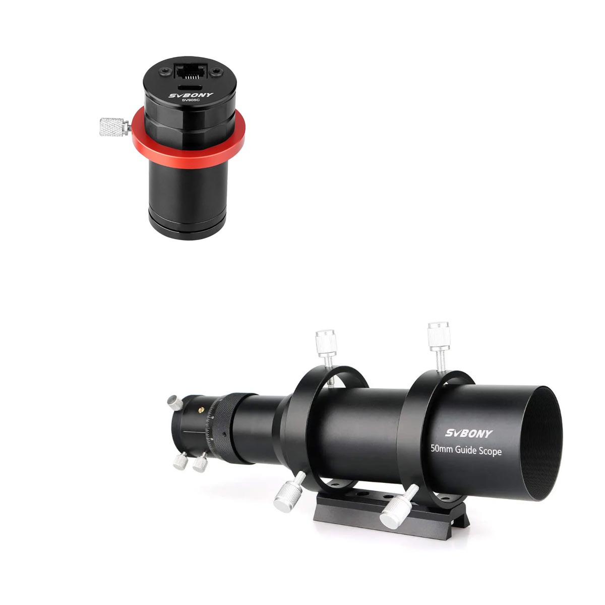 SV905C ガイドカメラと SV106 ガイドスコープ  オートガイド撮影セット オートガイドシステム