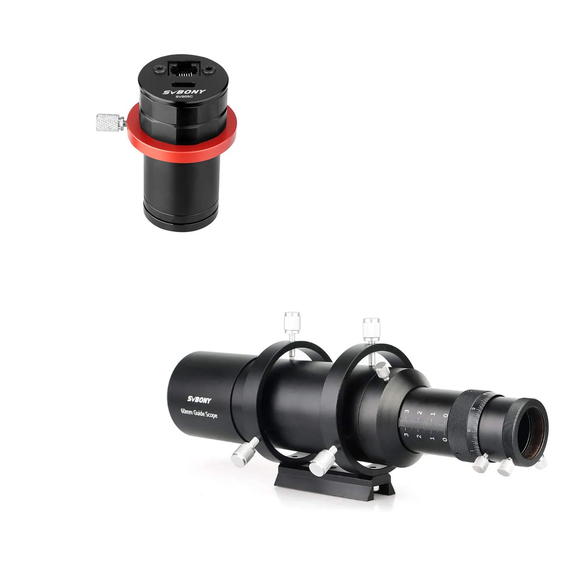 SV905C ガイドカメラと SV106 ガイドスコープ  オートガイド撮影セット オートガイドシステム