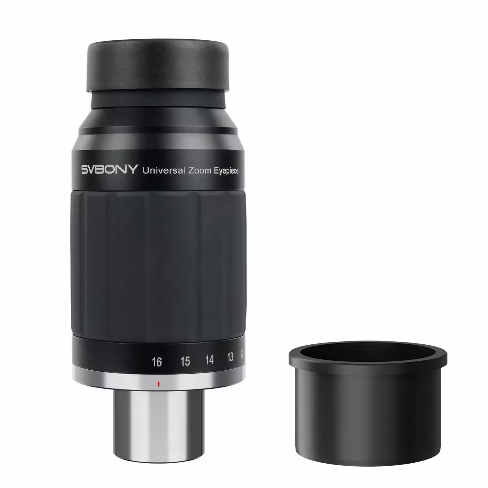SV245ズームアイピース 天体望遠鏡接眼レンズ 広角アイピース 惑星アイピースクリックストップ設計 63°の広視野 デュアルレンズインターフェース 2倍ズーム比 乱視矯正器の取り付けをサポート惑星観測 月観測 天文学の観測 星雲星団