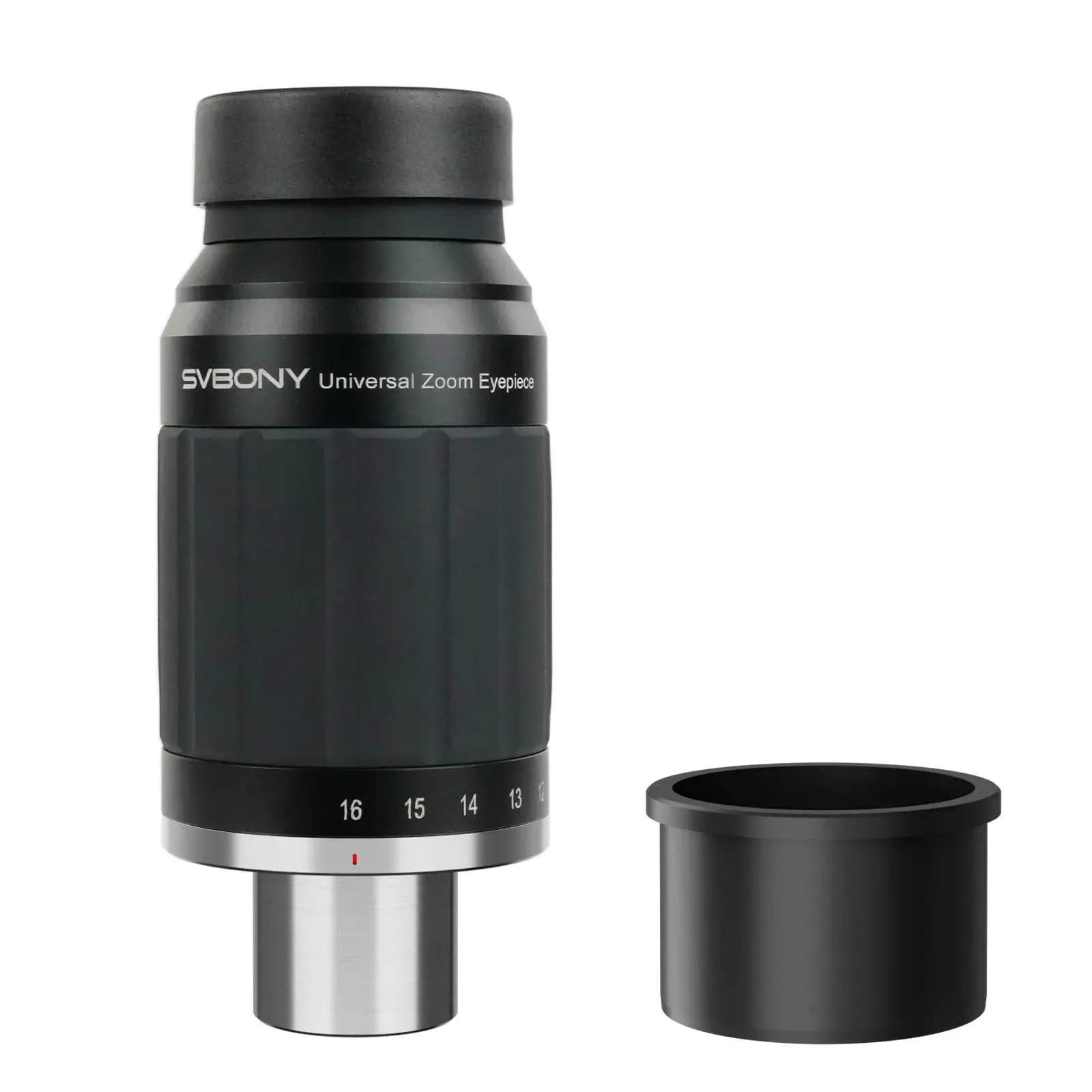 SV245ズームアイピース 天体望遠鏡接眼レンズ 広角アイピース 惑星アイピースクリックストップ設計 63°の広視野 デュアルレンズインターフェース 2倍ズーム比 乱視矯正器の取り付けをサポート惑星観測 月観測 天文学の観測 星雲星団