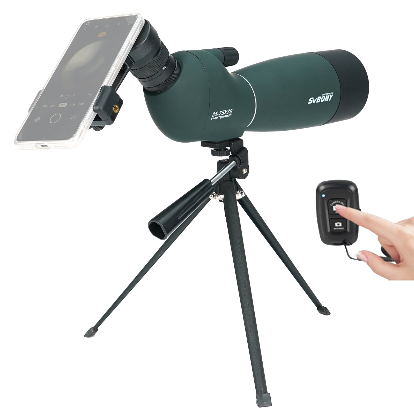 SVBONY SV28 Plus フィールドスコープ 野鳥観察 アーチェリー用 三脚Bluetooth付き