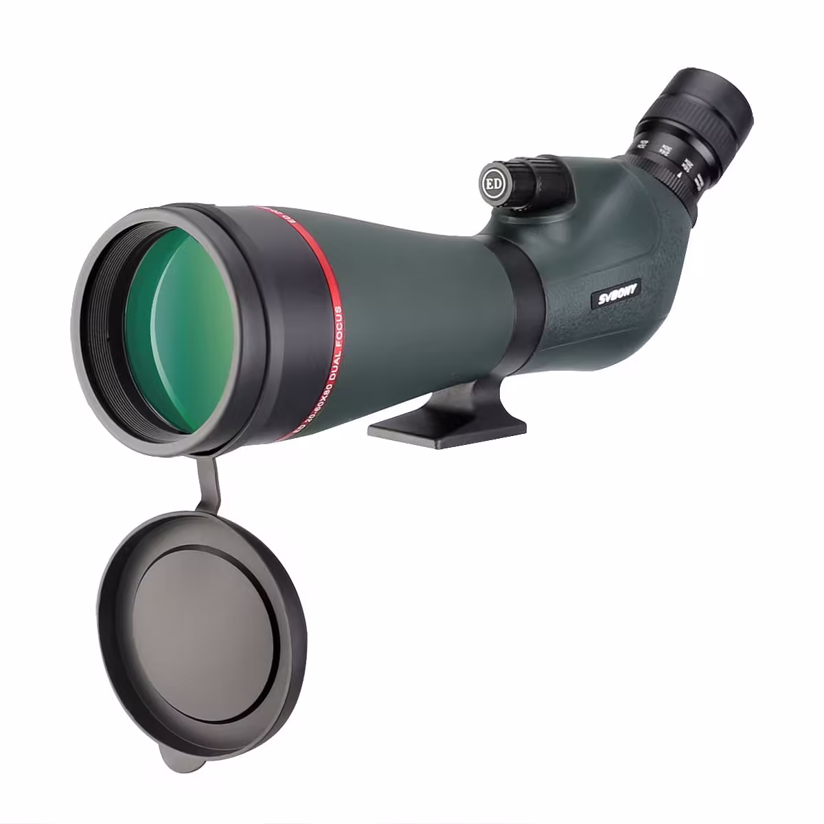 SVBONY SV406P  20-60x80mmフィールドスコープ EDレンズ　接眼レンズの取り外しが可能 ターゲット観測 射撃 野鳥観察 星雲や星団気楽観望向け
