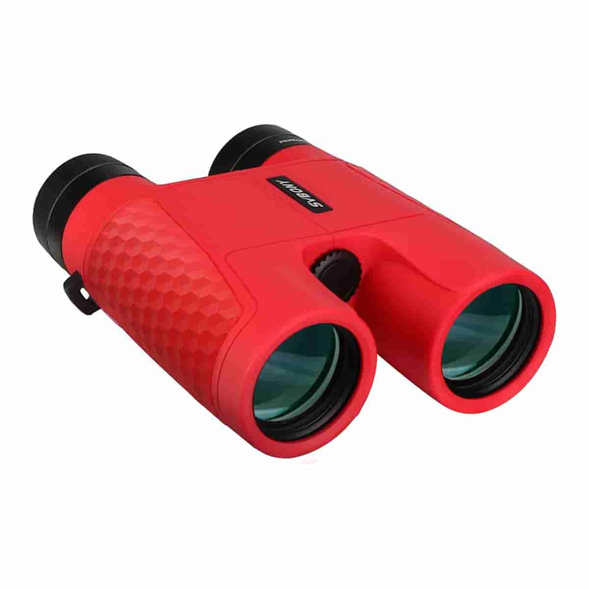 SVBONY SV30 10X42双眼鏡  ピント合わせ不要 スポーツ観戦 運動会向き 赤色