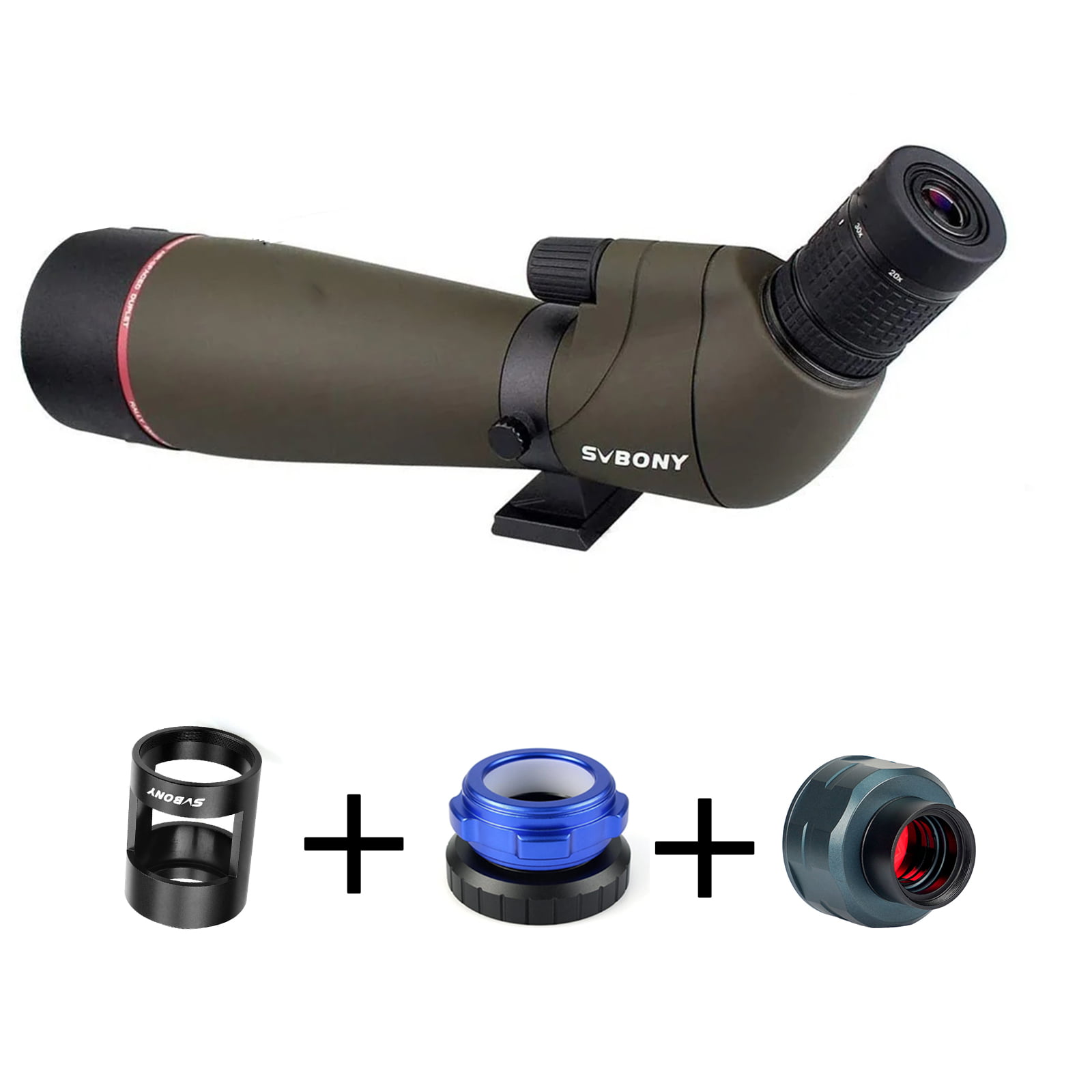 SV13 フィールドスコープ 電子レンズ撮影セット 野鳥撮影セット 自然撮影セット バードウォッチング撮影セット 電子接眼レンズ 三脚付き