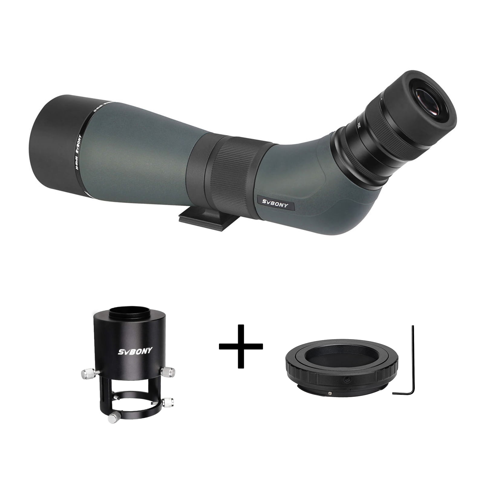 SVBONY SA405 フィールドスコープ デジタルカメラ撮影セットデジスコ スポッティングスコープ撮影セット 1.25インチ取り外し可能な接眼レンズ 野鳥撮影セット　