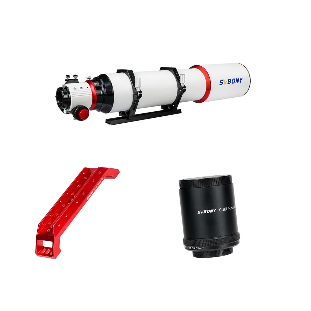 SV550 122mm天体望遠鏡セット 各種アクセサリー付き 鏡筒バッグ付き