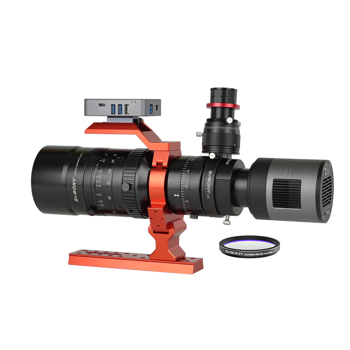 SV545 ディープ スカイ写真セット  ガイドシステム、SV241 電源管理ボックス、SC571CC 天体写真カメラ付き