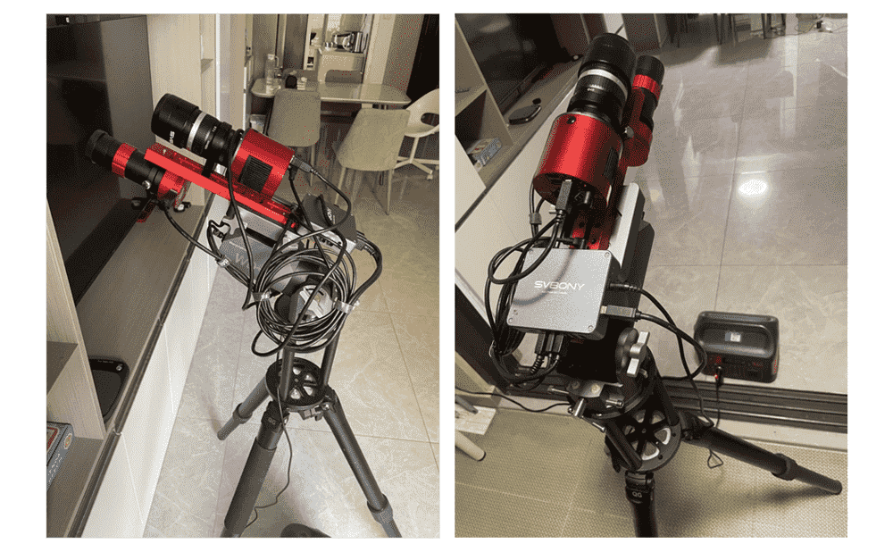 SV535望遠レンズと天体カメラの組み合わせ