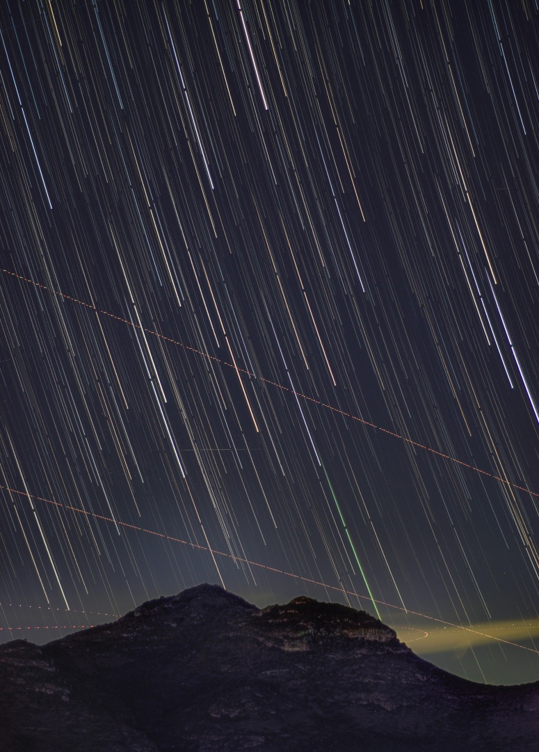 星の軌跡 Francisco Javier P&eacute;rez Olvera 撮影