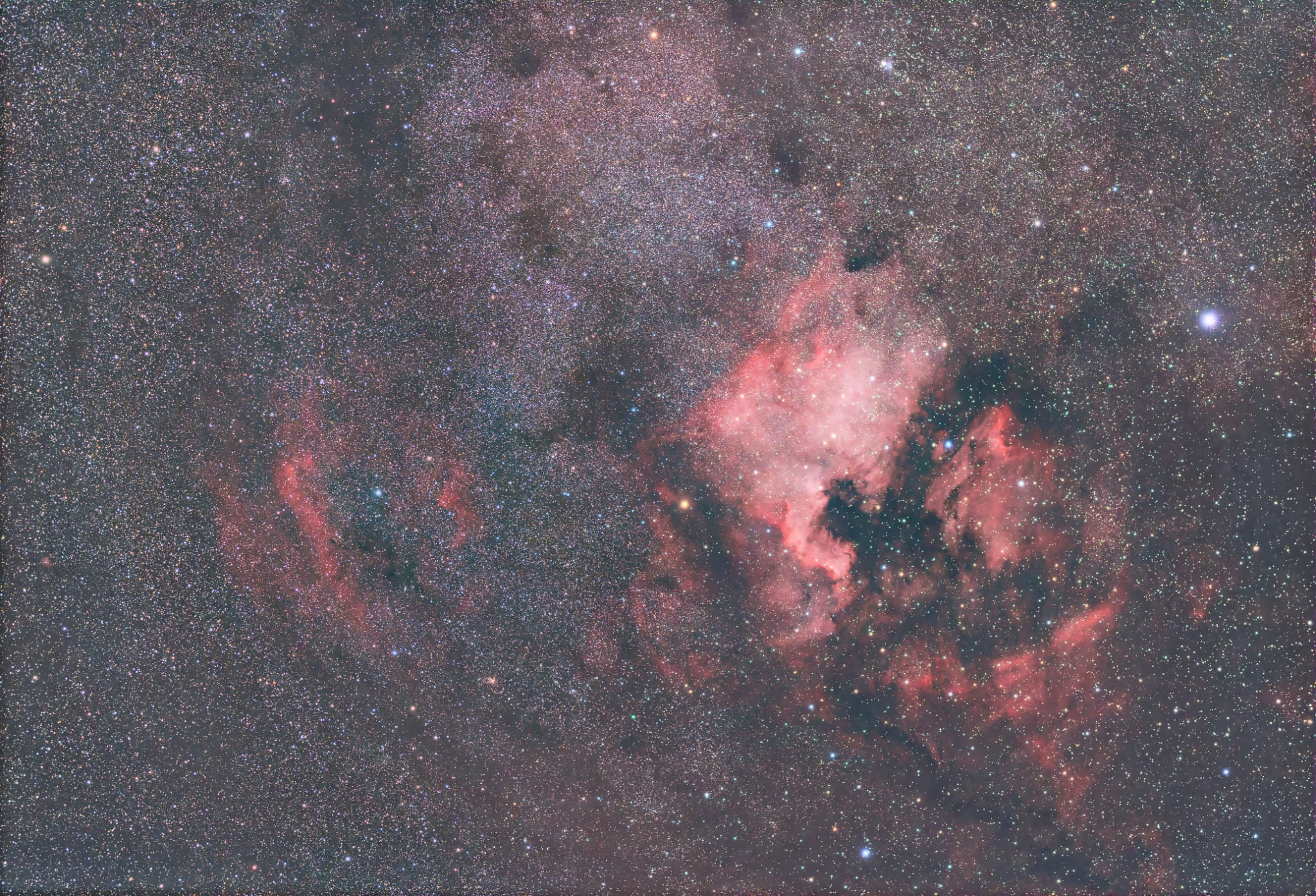 ハート＆ソウル星雲 Hiroaki Waki 撮影