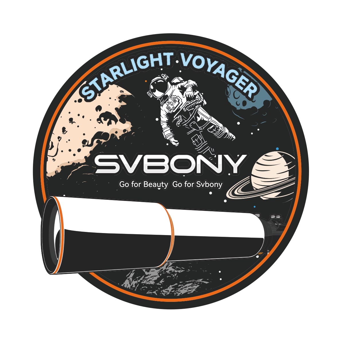 svbonyカスタム天文バッジ　直径4cm