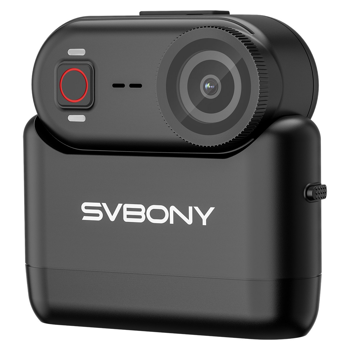 SVBONY SVGo M3 小型アクションカメラ 超軽量43g 4K30fps 300分録画 内蔵 64GB 10m防水 本体43℃発熱抑制 スマホ連携 豊富なアクセサリーVlogカメラ 証拠撮影 会議 自転車に最適  