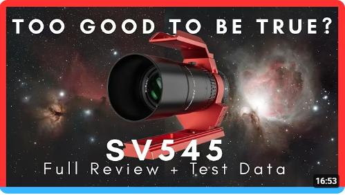 sv545天文愛好家からのレビュー