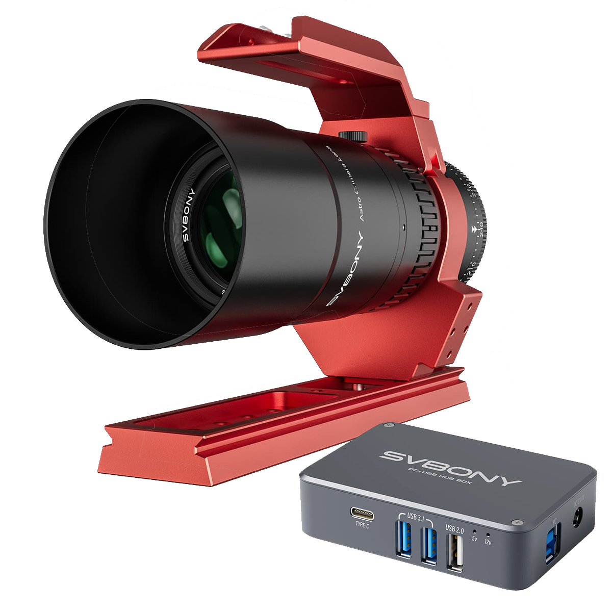 SV545 アストログラフ F4.5 焦点距離203mm ペッツバール対物レンズ構造