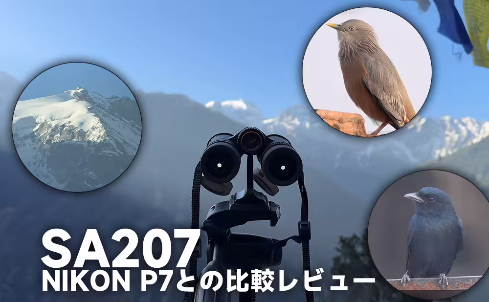 SVBONY SA207 8x32 APO ED双眼鏡｜Nikon P7比較で圧倒的描写力