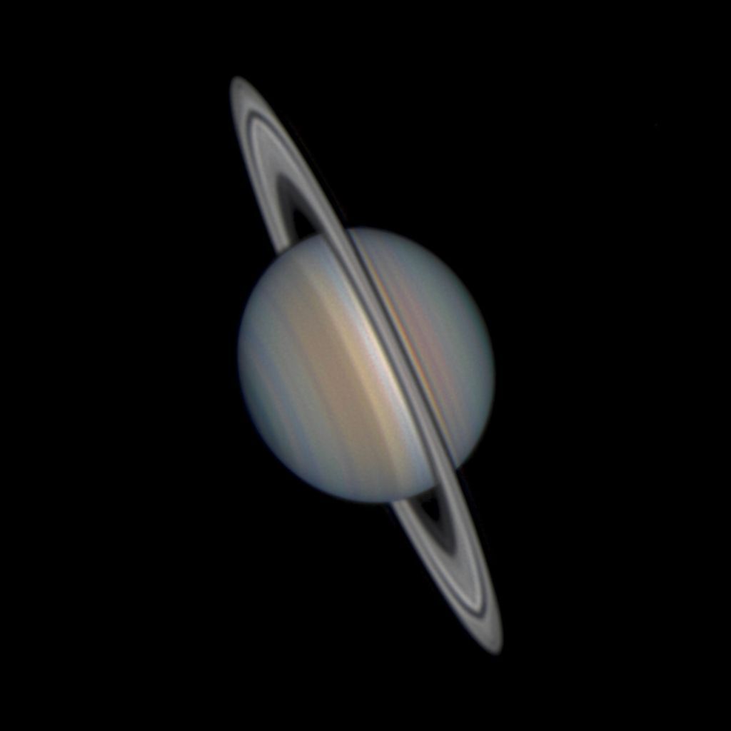 新華社発（漢玲 撮影） 星とそのリング。2026年から2027年にかけて、リングの傾きが再び開き、観測しやすい時期を迎える